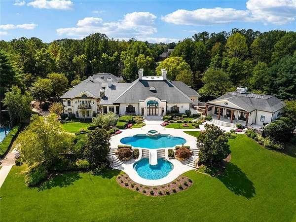 8 Acres of Land with Home for Sale in Ball Ground, Georgia