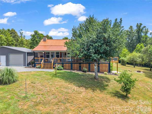 4.65 Acres of Land with Home for Sale in Lawndale, North Carolina