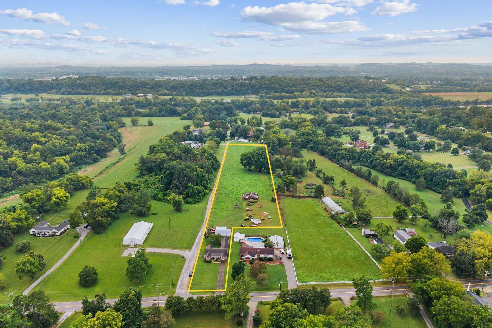 3 Acres of Land with Home for Sale in Madison, Tennessee