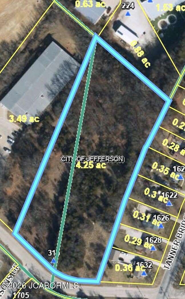 4.25 Acres of Commercial Land for Sale in Jefferson City, Missouri