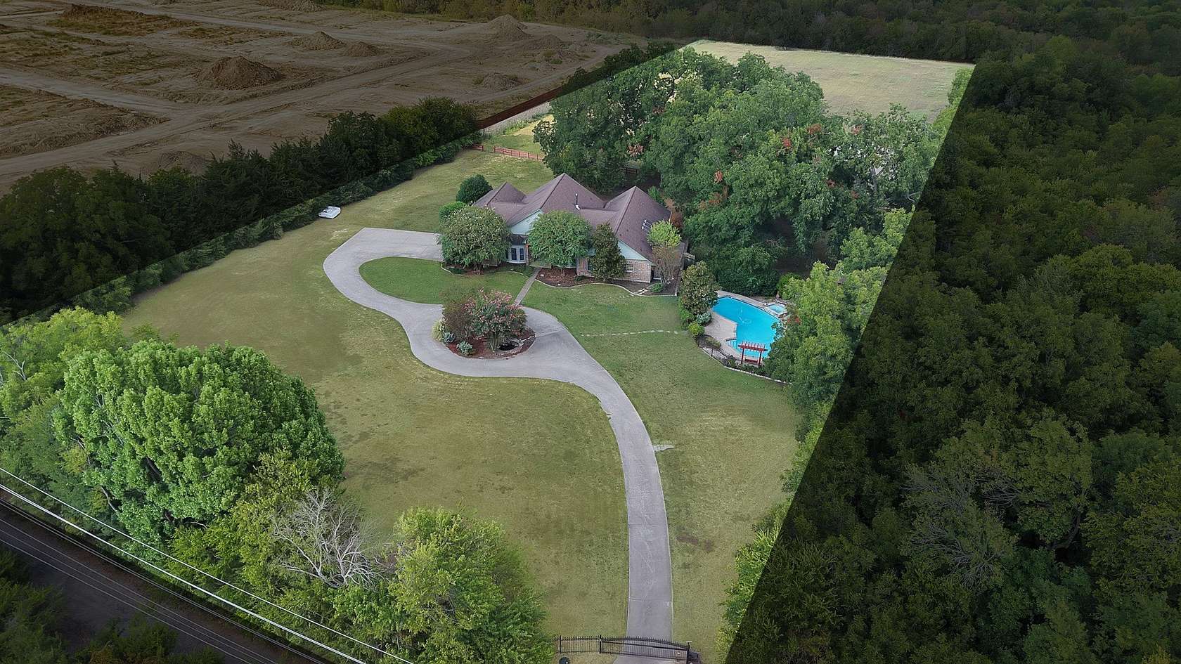 5.17 Acres of Land with Home for Sale in Mesquite, Texas
