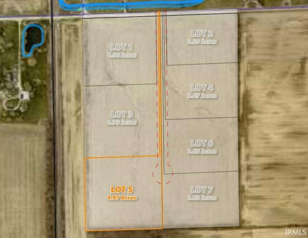 5 Acres of Residential Land for Sale in Ossian, Indiana
