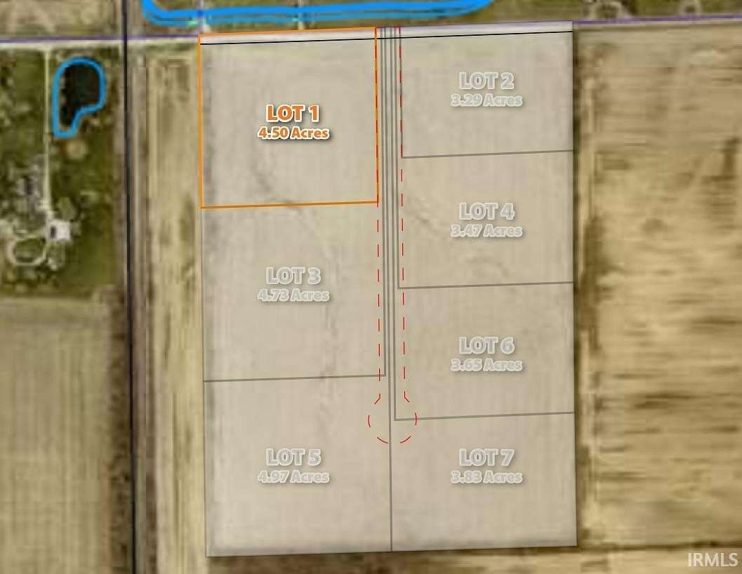 4.5 Acres of Land for Sale in Ossian, Indiana