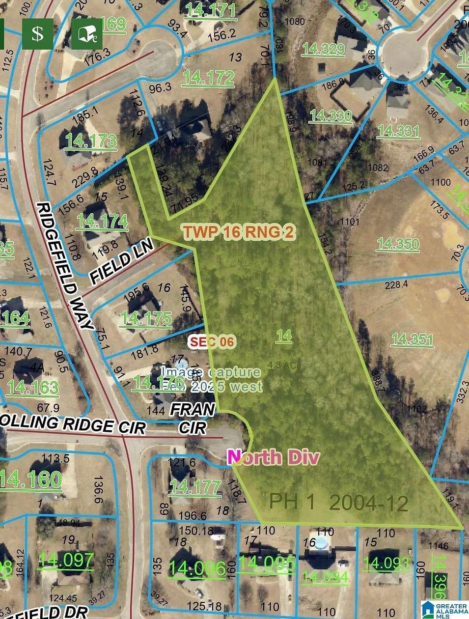 4.3 Acres of Residential Land for Sale in Odenville, Alabama