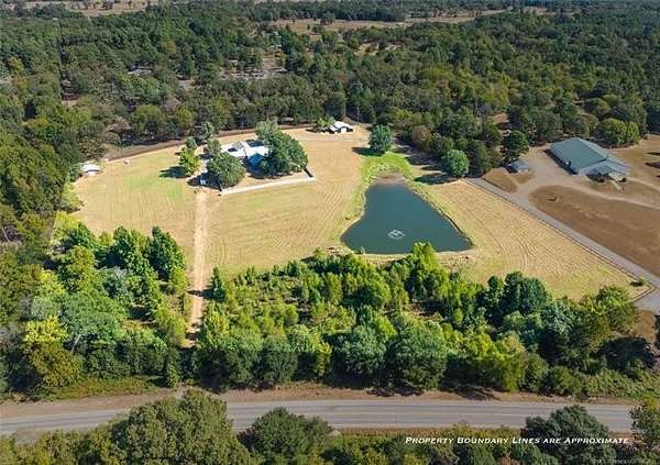 10.9 Acres of Land with Home for Sale in Antlers, Oklahoma