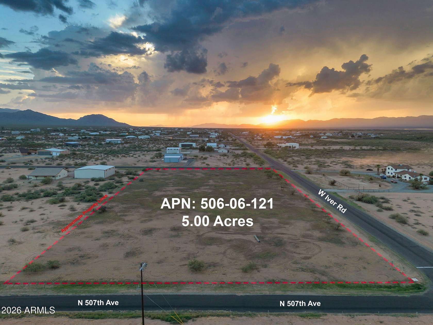 5 Acres of Residential Land for Sale in Aguila, Arizona