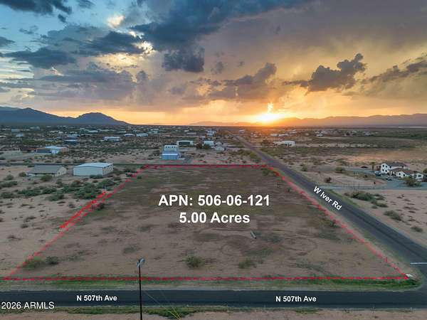 5 Acres of Residential Land for Sale in Aguila, Arizona