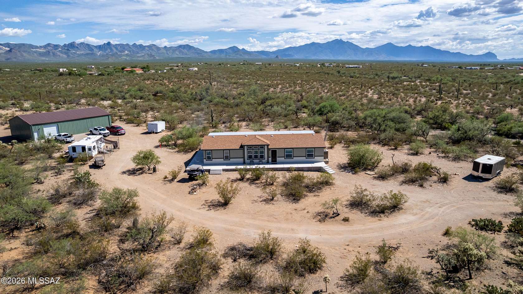 5 Acres of Land with Home for Sale in Sahuarita, Arizona