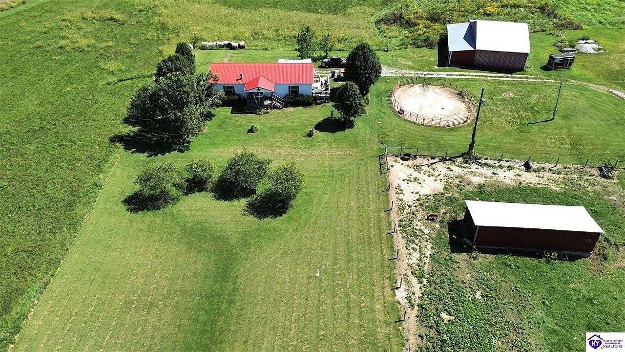 11.1 Acres of Land with Home for Sale in Sonora, Kentucky