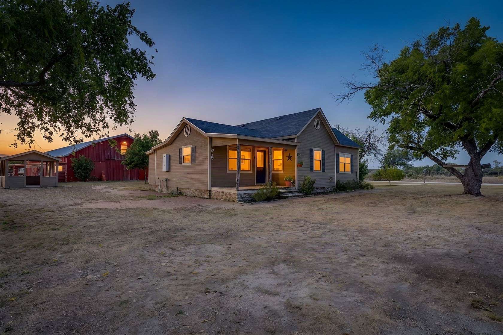 30 Acres of Agricultural Land with Home for Sale in Evant, Texas
