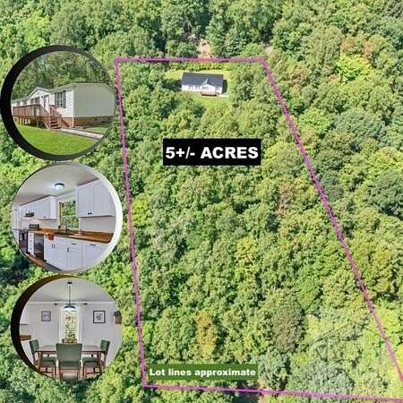 5 Acres of Land with Home for Sale in Claudville, Virginia