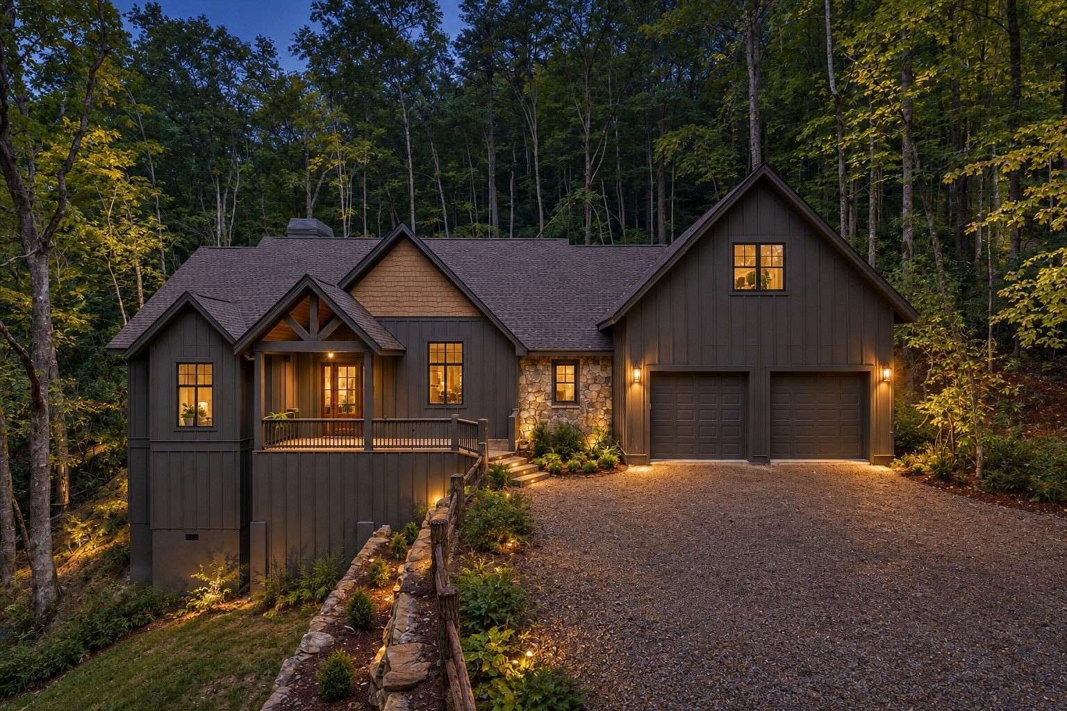 3.74 Acres of Land with Home for Sale in Cashiers, North Carolina