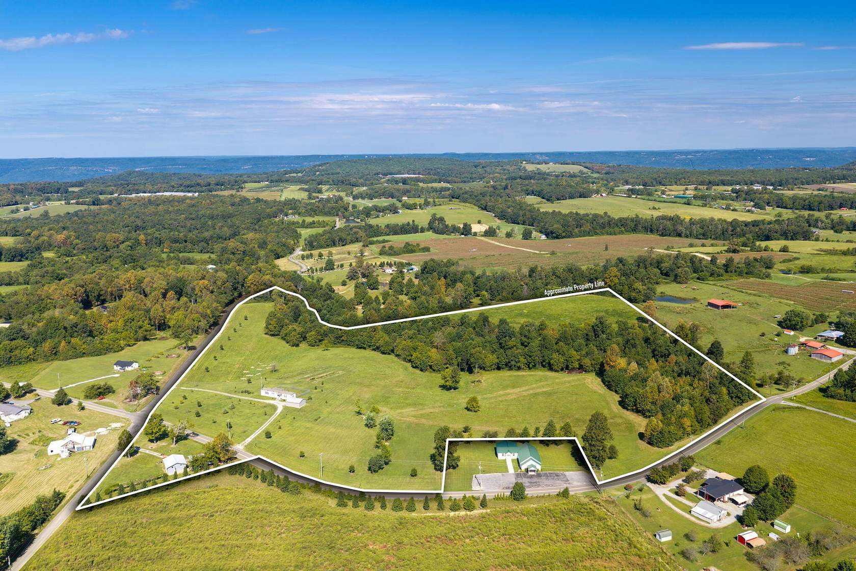 34.3 Acres of Land with Home for Sale in Dayton, Tennessee