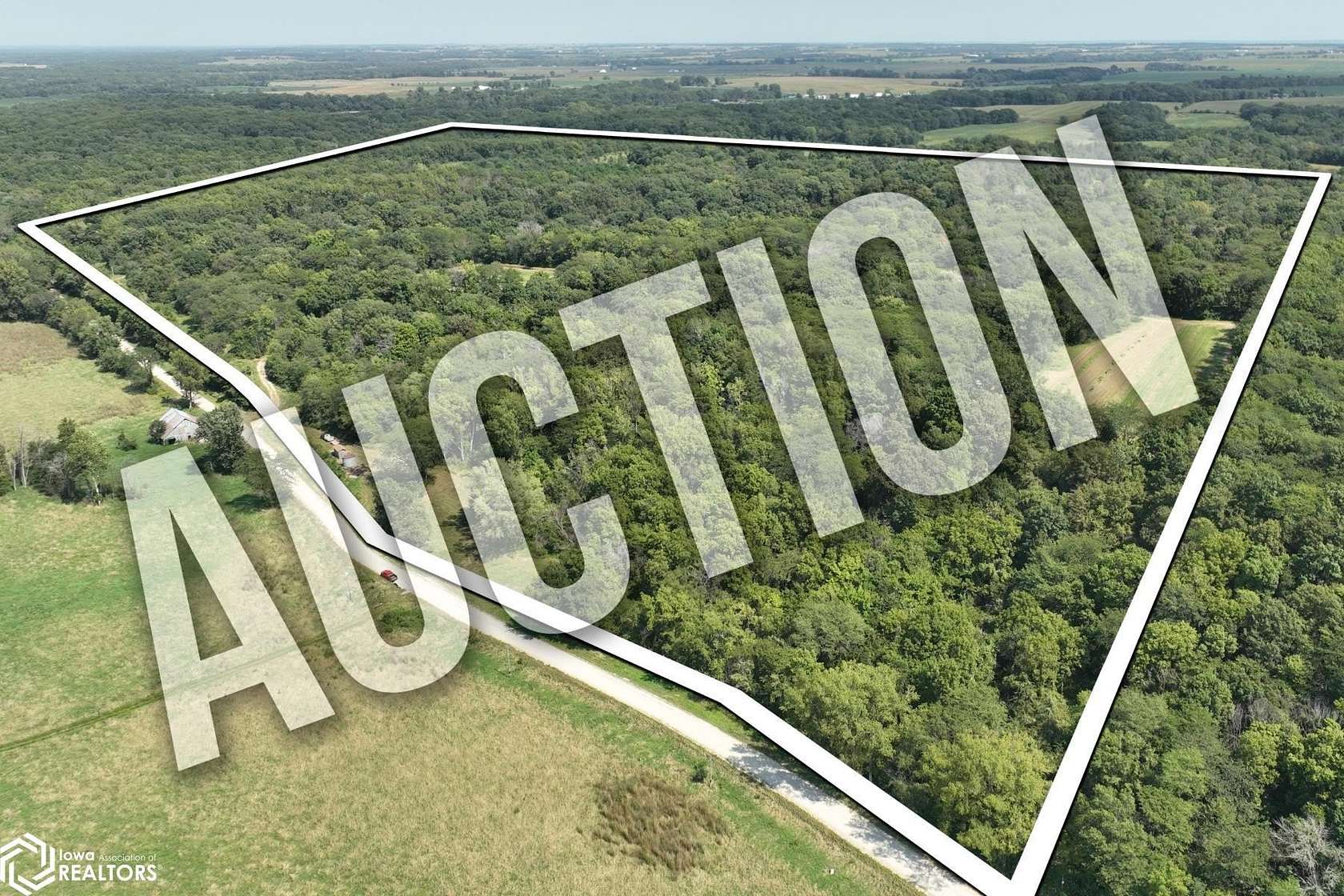 73.4 Acres of Recreational Land for Auction in Letts, Iowa