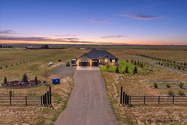 5 Acres of Land with Home for Sale in Cheyenne, Wyoming