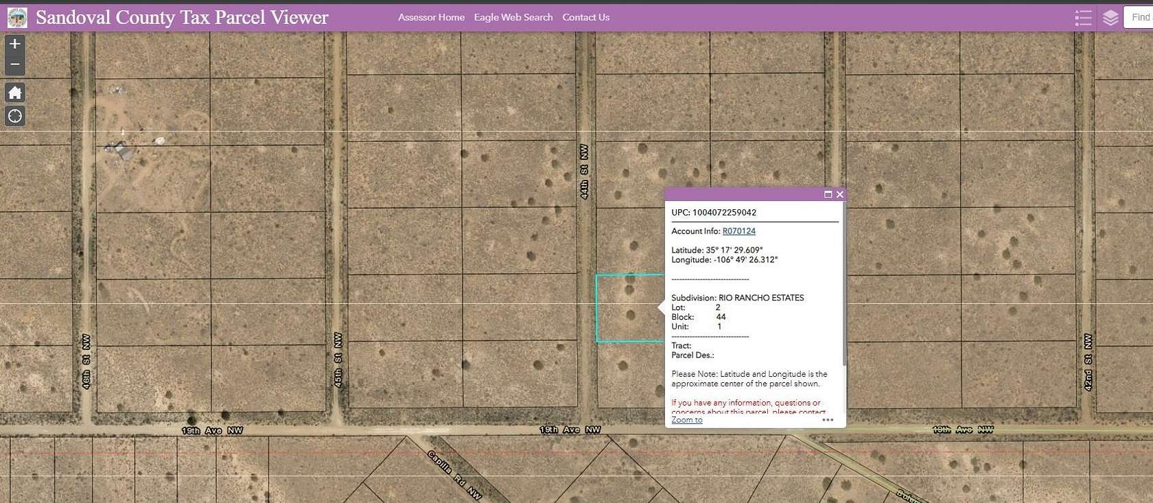 2 Acres of Land for Sale in Rio Rancho, New Mexico