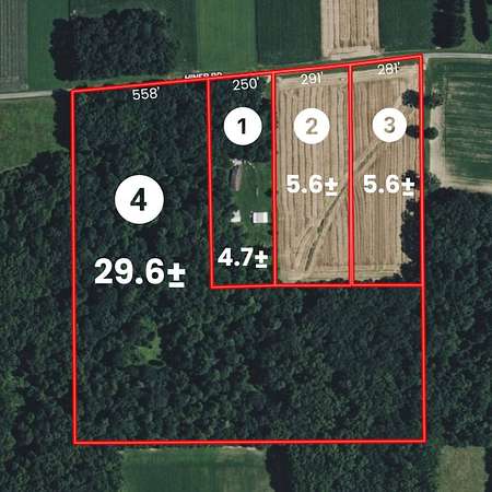 45.5 Acres of Land for Auction in Wooster, Ohio