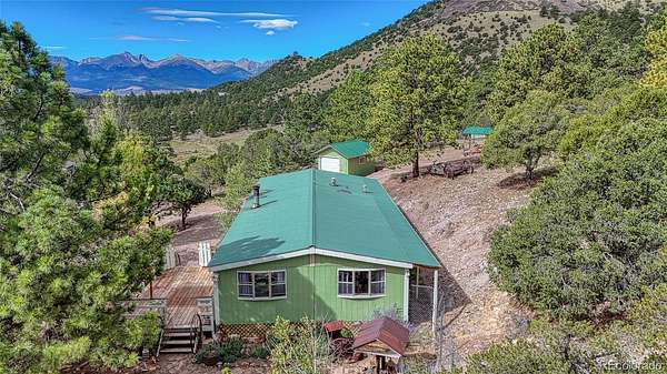 10.3 Acres of Recreational Land with Home for Sale in Westcliffe, Colorado