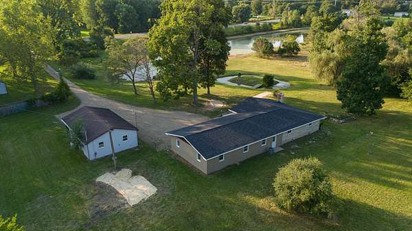 17.6 Acres of Land with Home for Sale in Jones, Michigan
