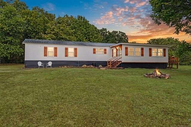 10 Acres of Land with Home for Sale in Mounds, Oklahoma