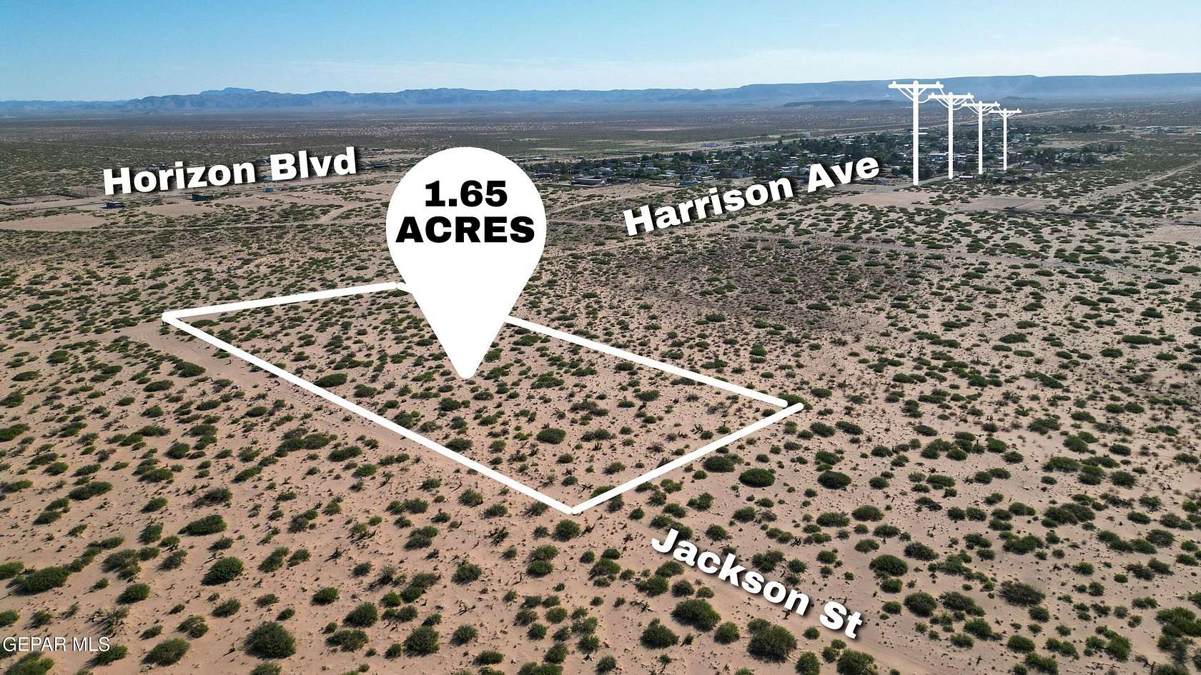 1.65 Acres of Land for Sale in El Paso, Texas