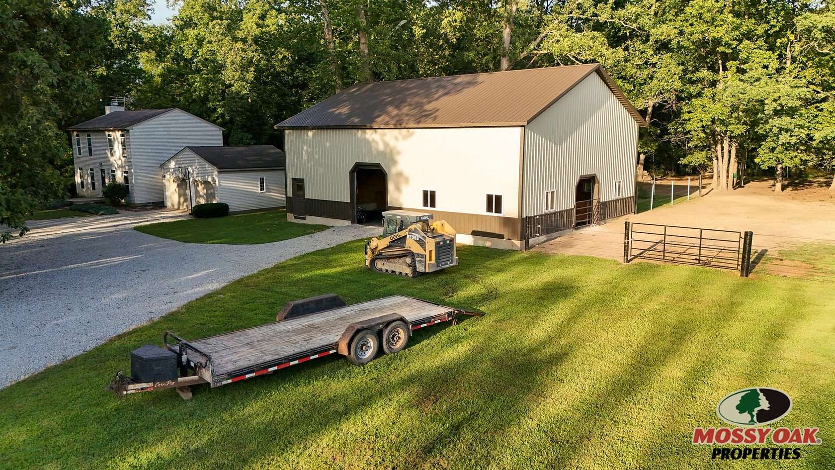 4 Acres of Land with Home for Sale in Rochester, Indiana