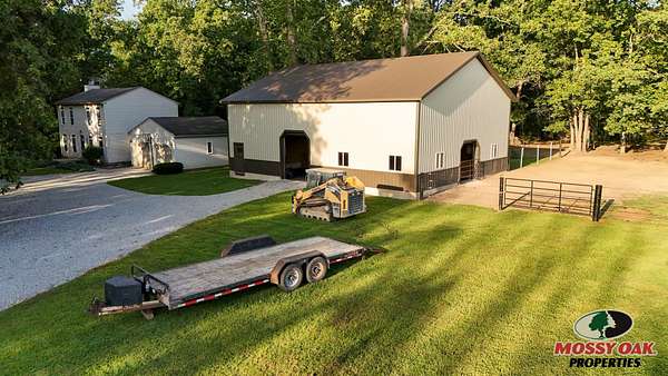 4 Acres of Land with Home for Sale in Rochester, Indiana