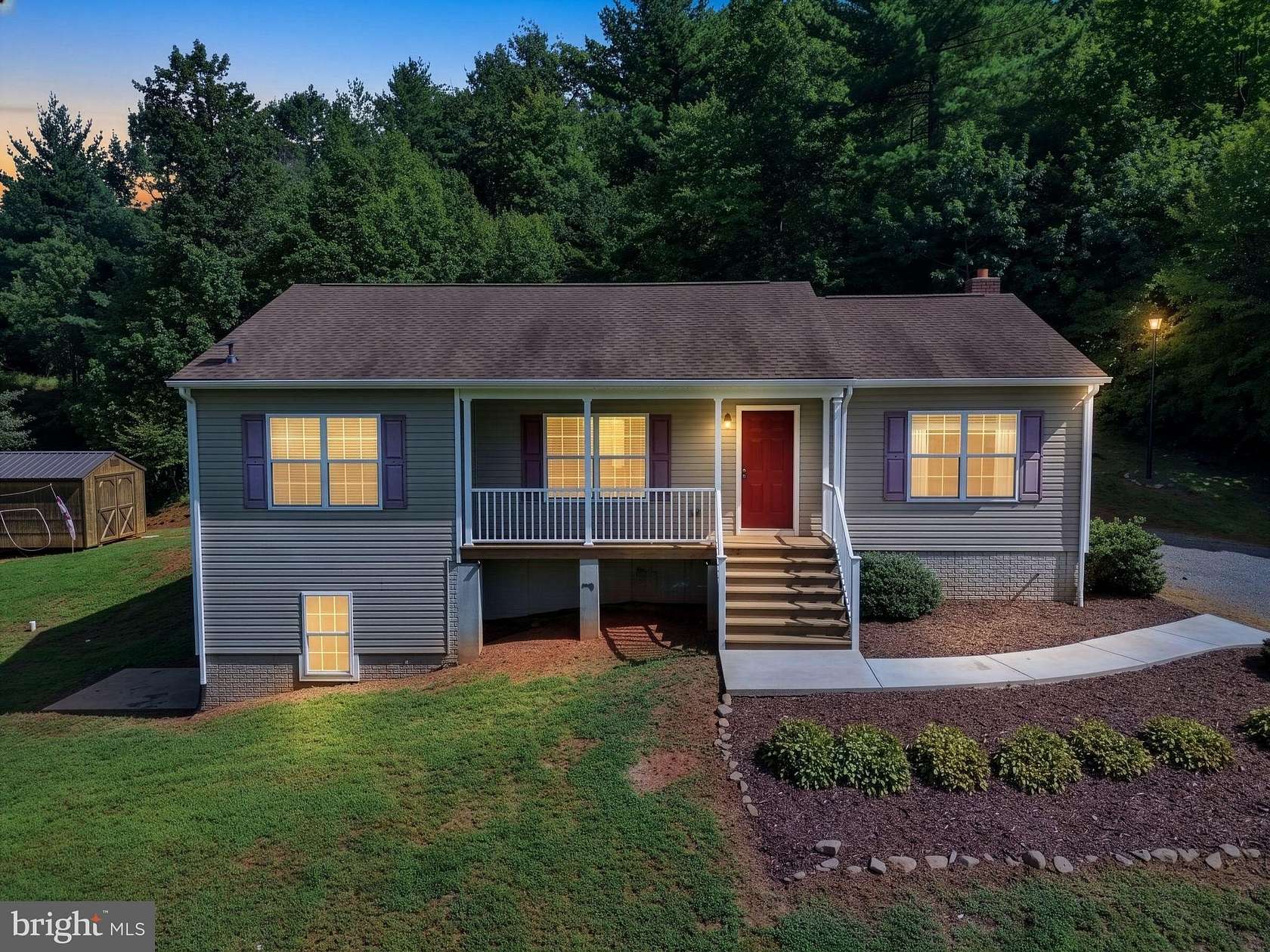 7.22 Acres of Land with Home for Sale in Reva, Virginia