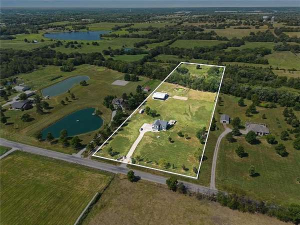 10 Acres of Land with Home for Sale in Pleasant Hill, Missouri