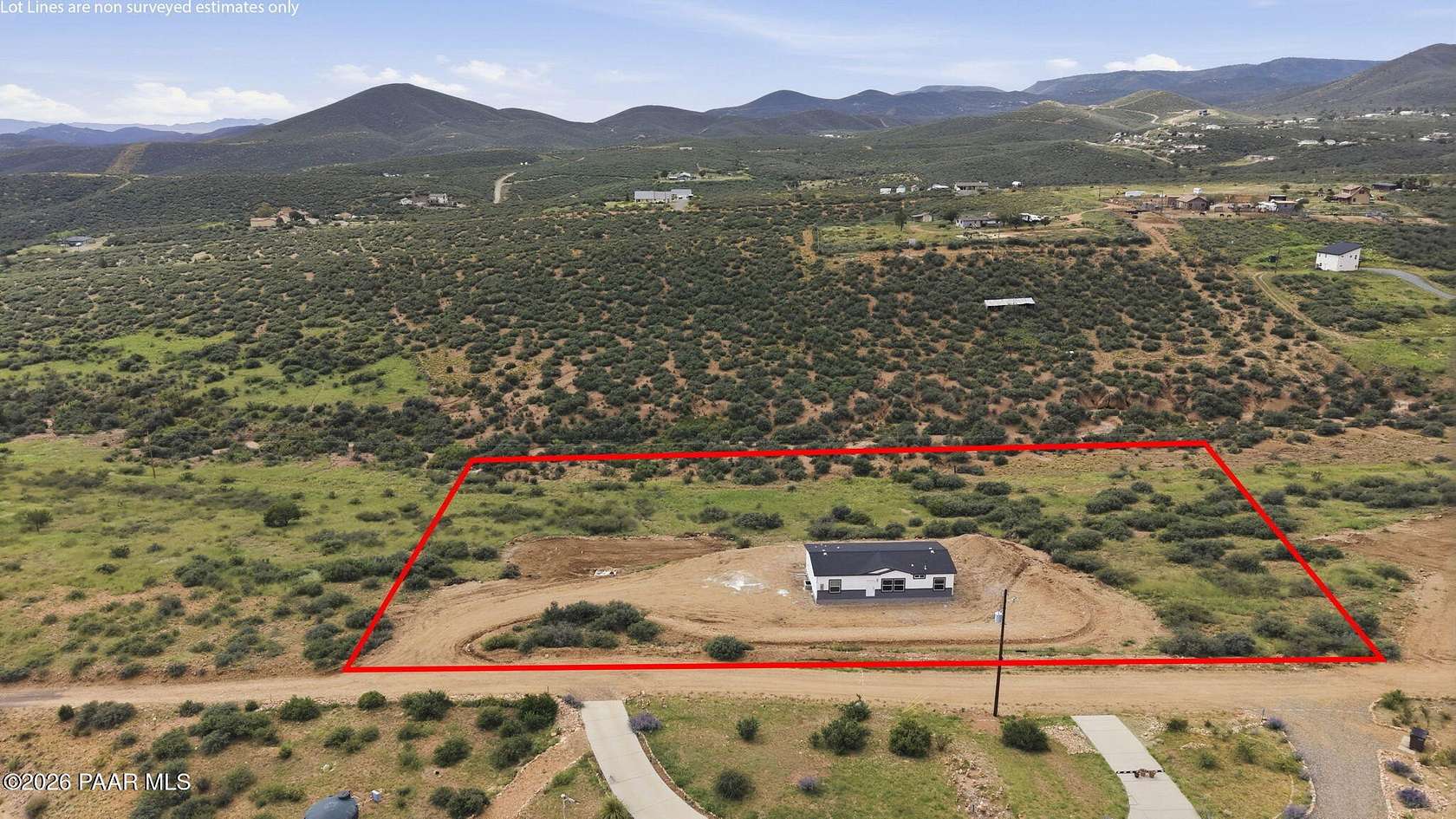 2.5 Acres of Land with Home for Sale in Dewey-Humboldt, Arizona
