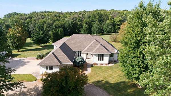 2.9 Acres of Land with Home for Sale in New Hartford, Iowa