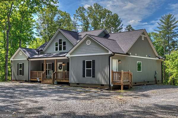 5.38 Acres of Land with Home for Sale in Ellijay, Georgia