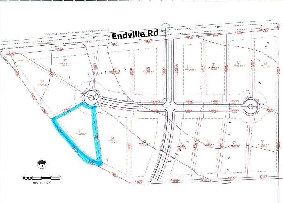 1.2 Acres of Residential Land for Sale in Pontotoc, Mississippi