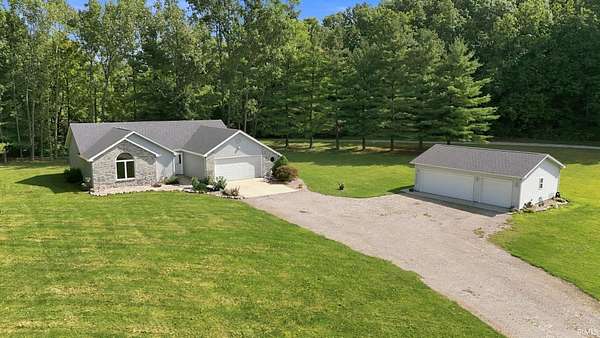 1.8 Acres of Land with Home for Sale in Churubusco, Indiana