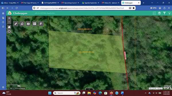0.45 Acres of Residential Land for Sale in Brutus, Michigan