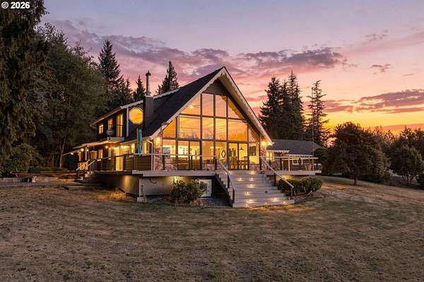 6.59 Acres of Land with Home for Sale in Longview, Washington