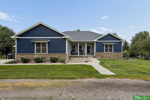 3.18 Acres of Land with Home for Sale in Gretna, Nebraska