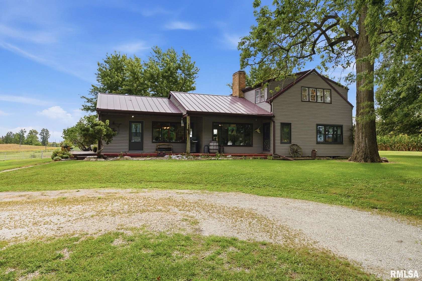 8 Acres of Land with Home for Sale in Galva, Illinois
