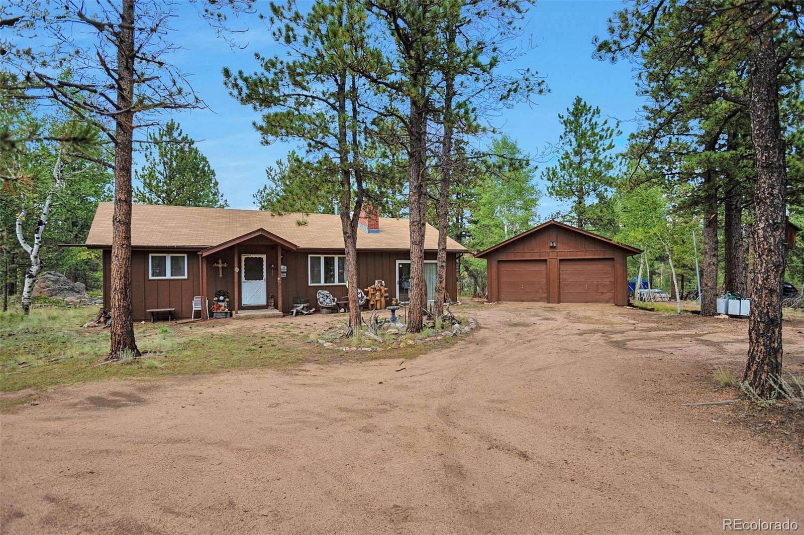 3.67 Acres of Land with Home for Sale in Bailey, Colorado