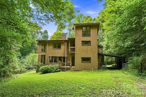 5.6 Acres of Land with Home for Sale in Marshall, North Carolina