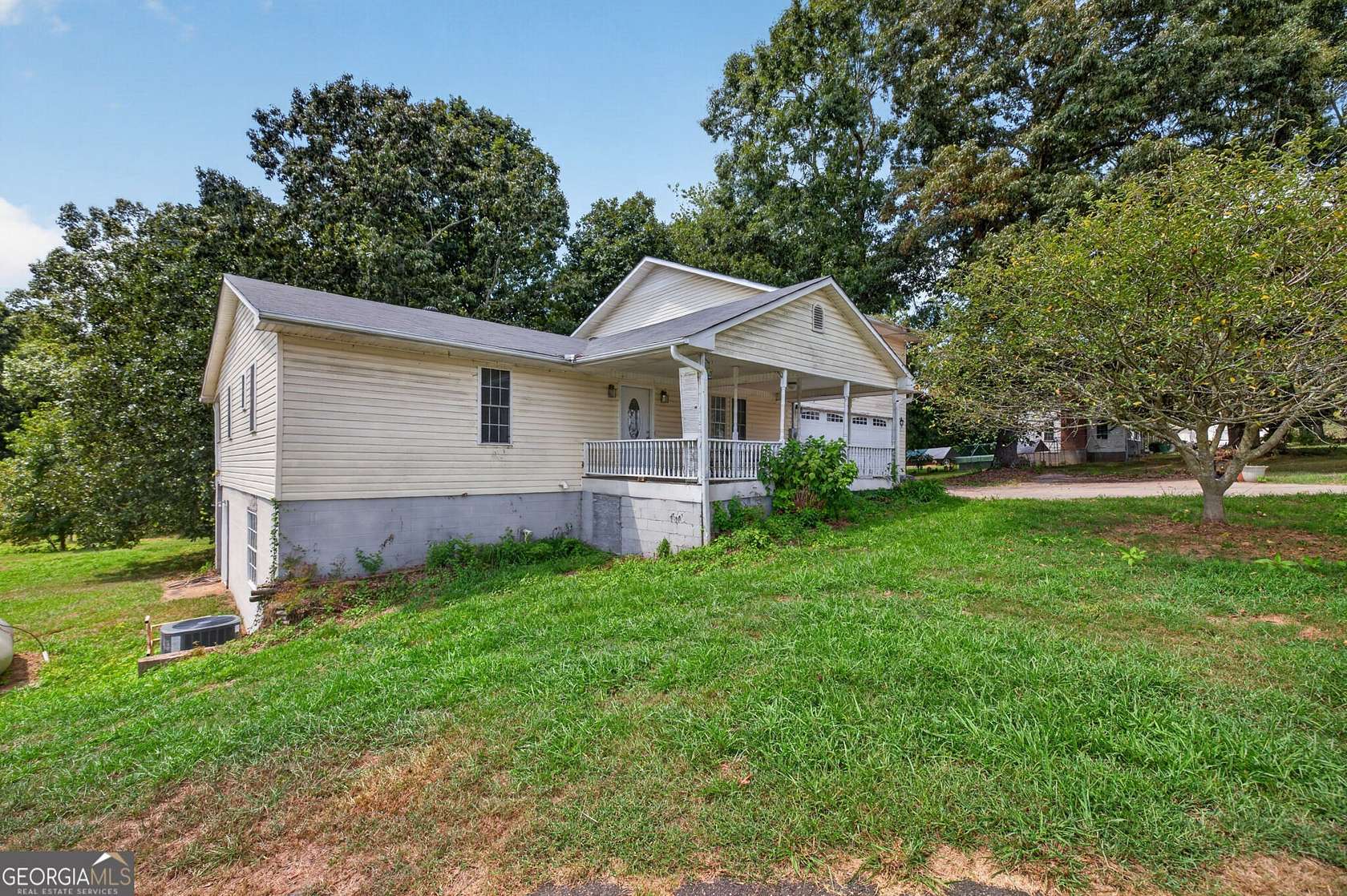 6.43 Acres of Land with Home for Sale in Carnesville, Georgia