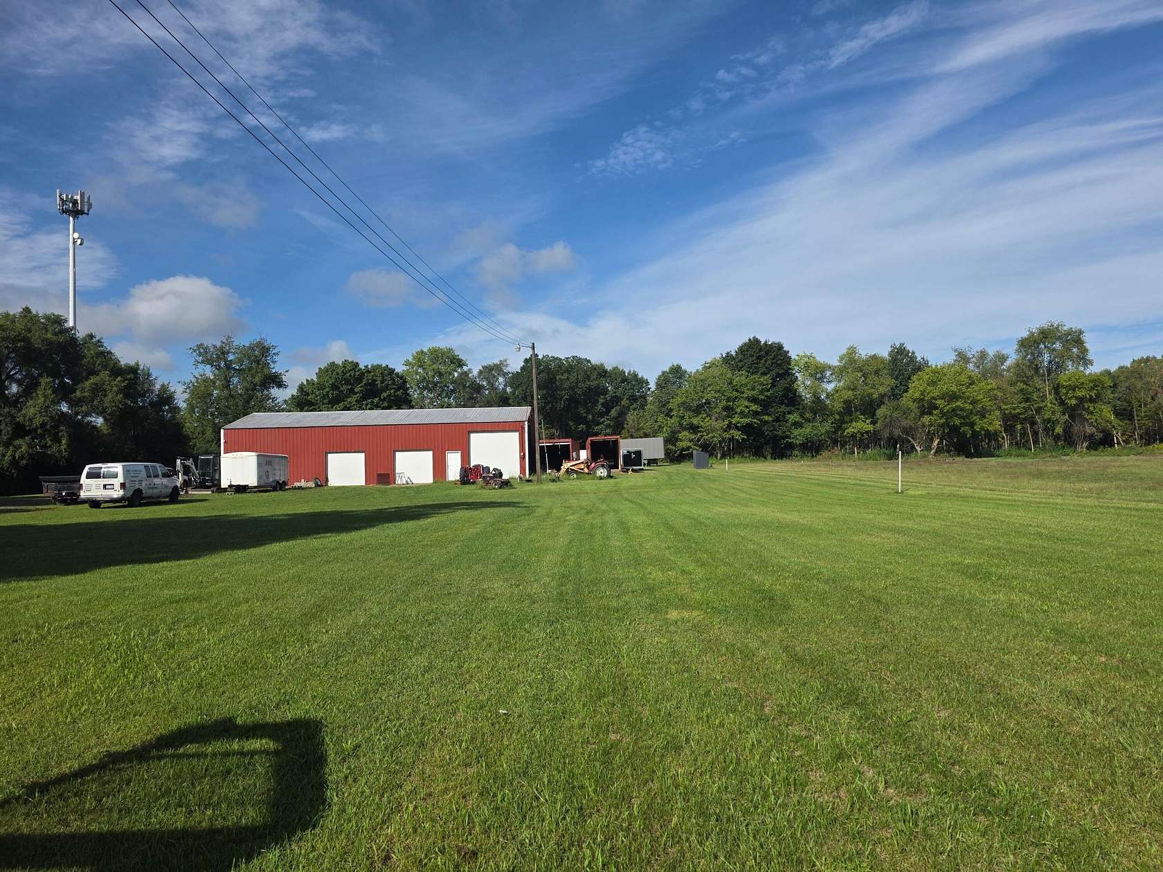 5 Acres of Improved Commercial Land for Sale in Belleville, Michigan