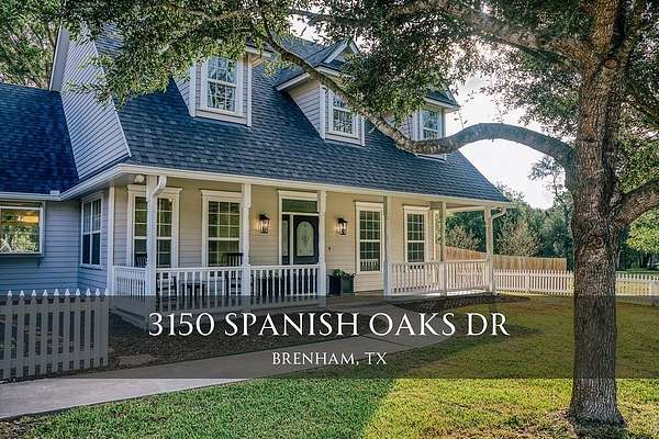 1.5 Acres of Land with Home for Sale in Brenham, Texas