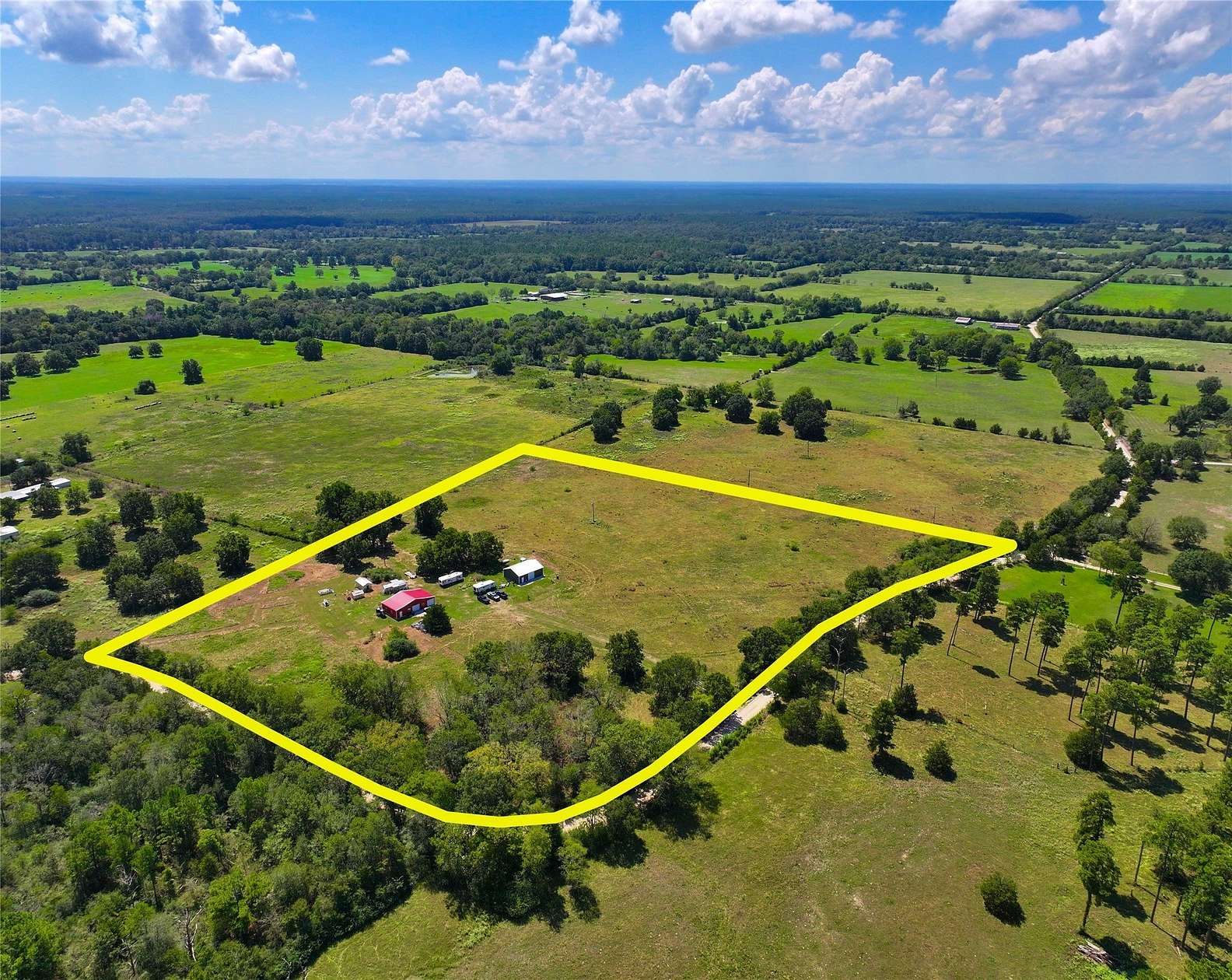 13.7 Acres of Improved Land for Sale in Lovelady, Texas