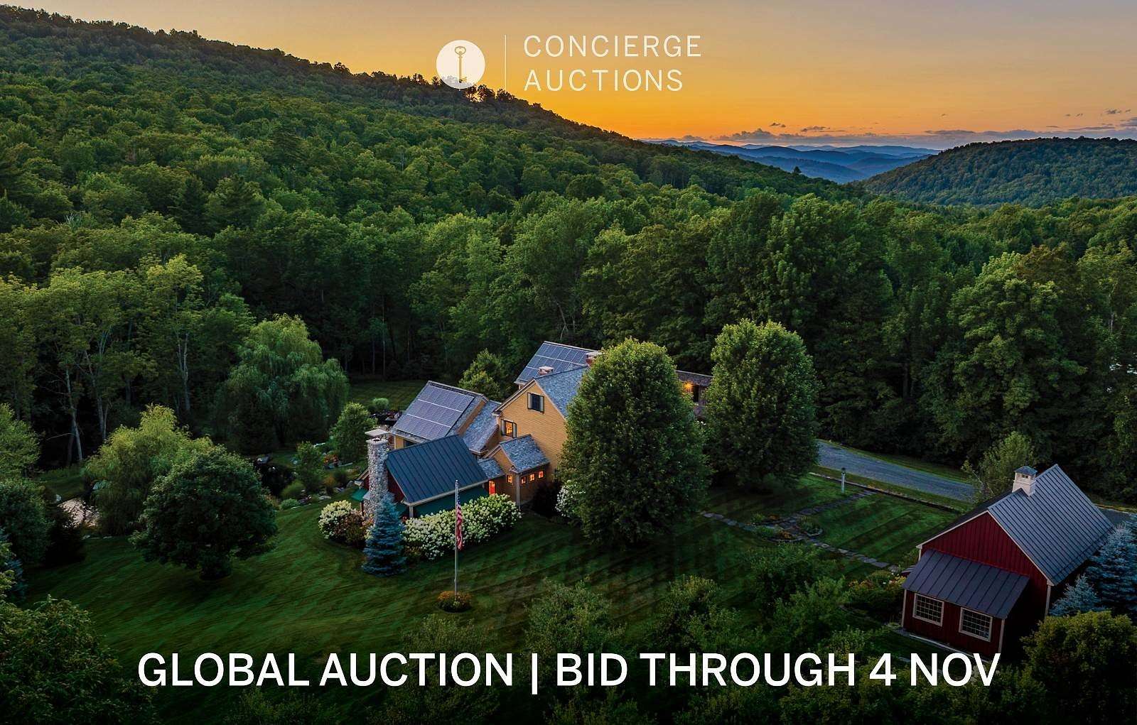 12 Acres of Land with Home for Auction in Barnard, Vermont
