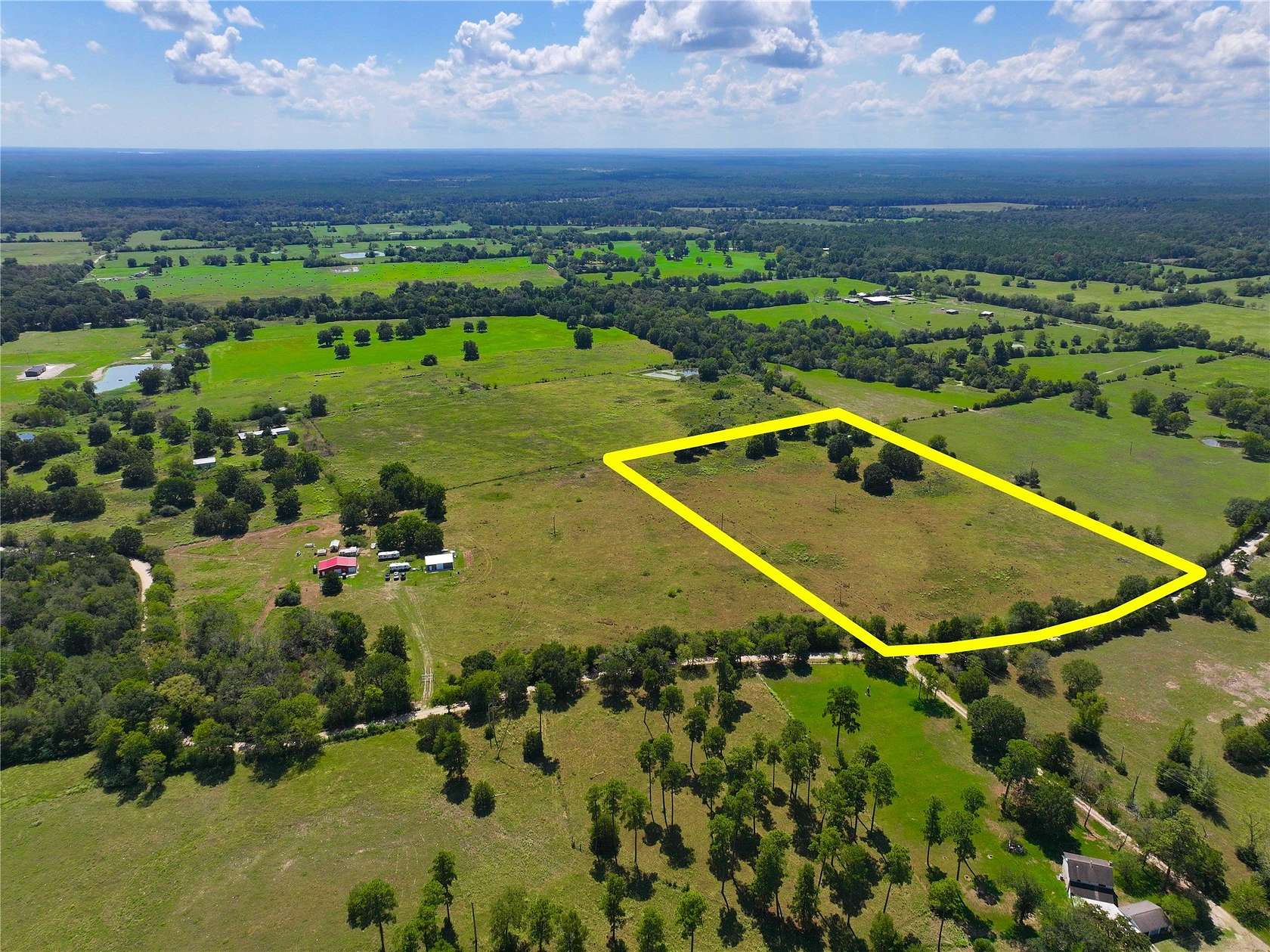 13.7 Acres of Recreational & Residential Land for Sale in Lovelady, Texas
