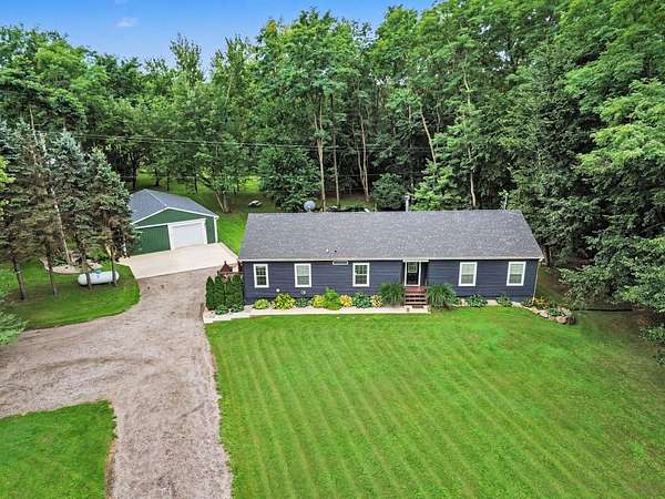 4.75 Acres of Land with Home for Sale in Horton, Michigan