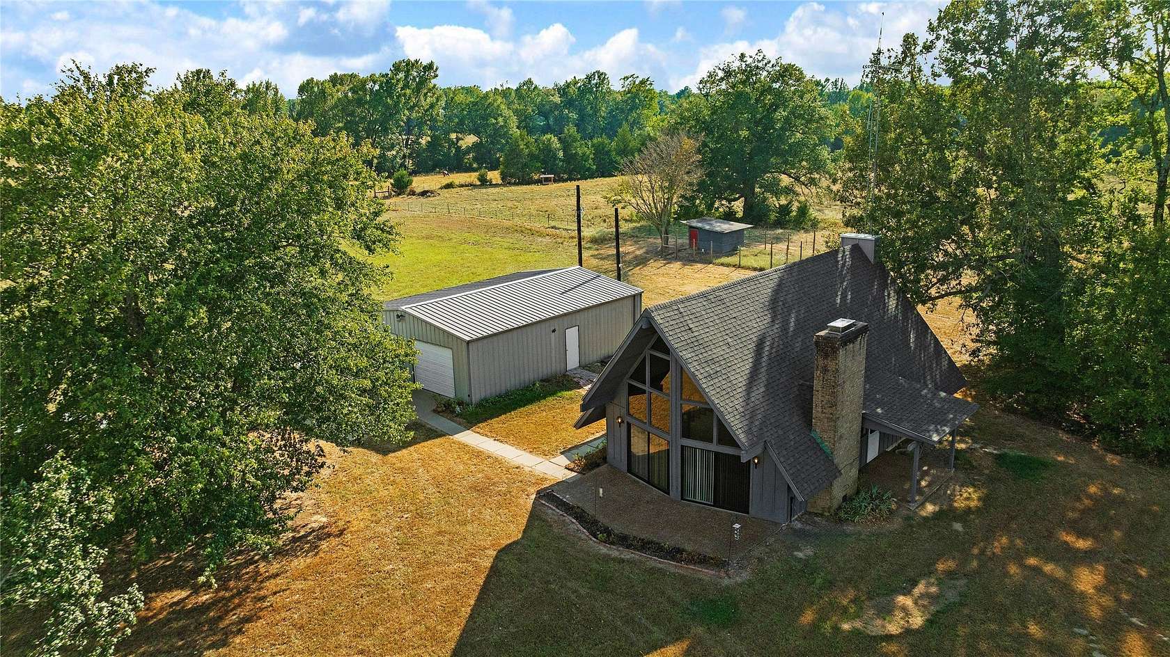 20.3 Acres of Land with Home for Sale in Blossom, Texas