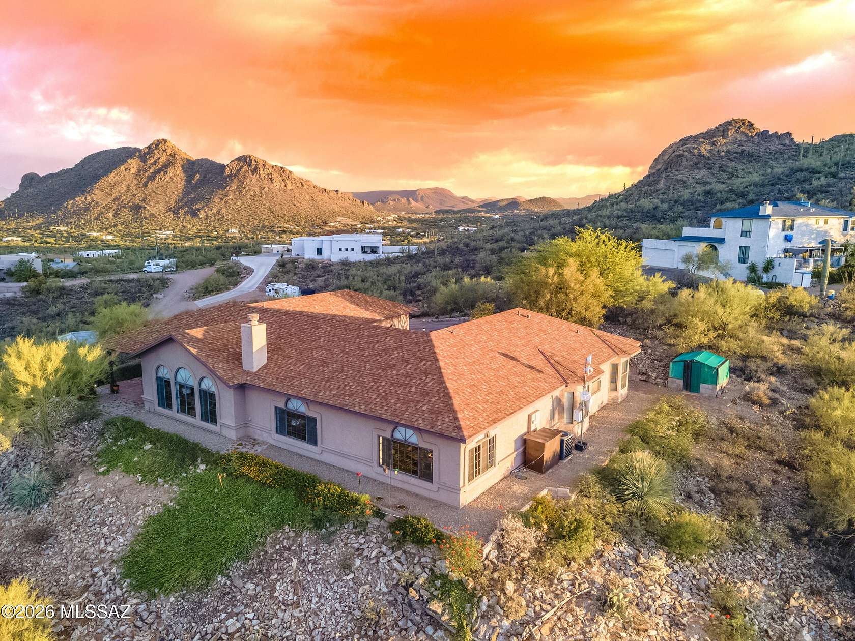 3.33 Acres of Land with Home for Sale in Tucson, Arizona