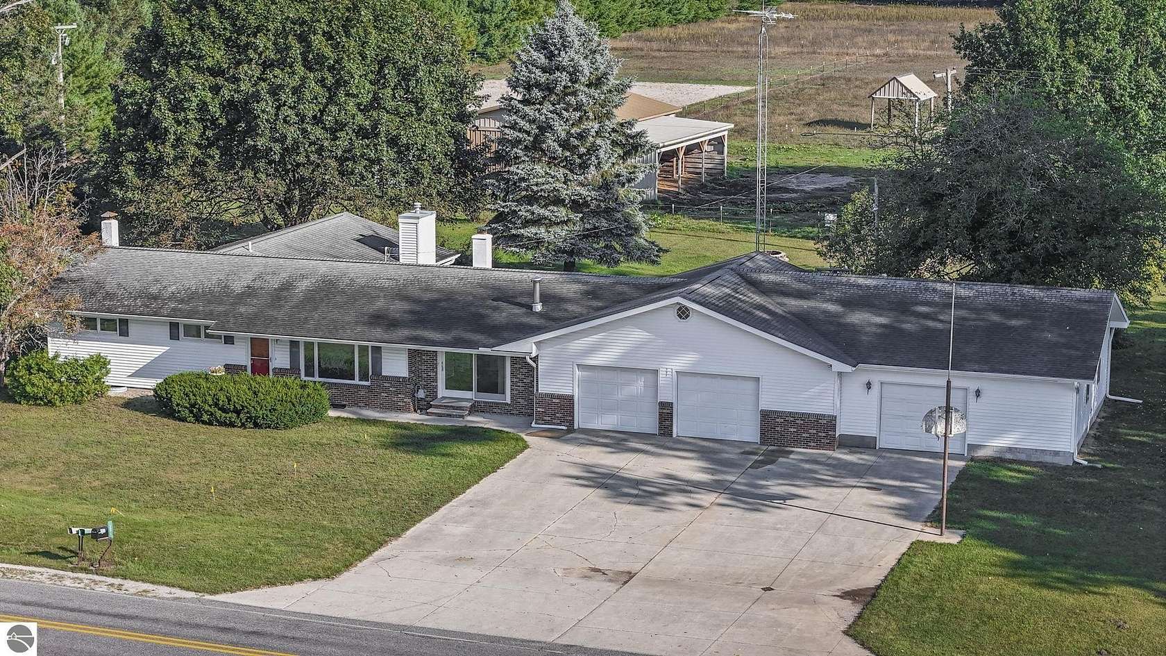 10 Acres of Land with Home for Sale in Maple City, Michigan
